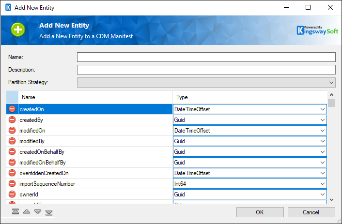 SSIS CDM Destination component - Add New Entity